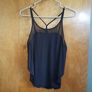 Strappy flowy open lululemon tank